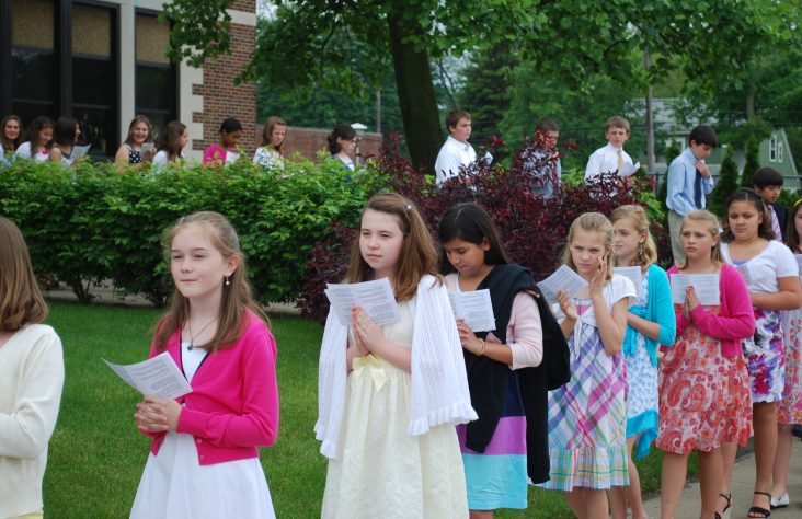 Blessed Mother crowned during annual May Procession at St. Matthew School
