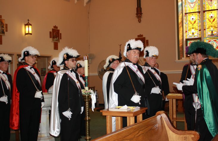 Knights honored at exemplification
