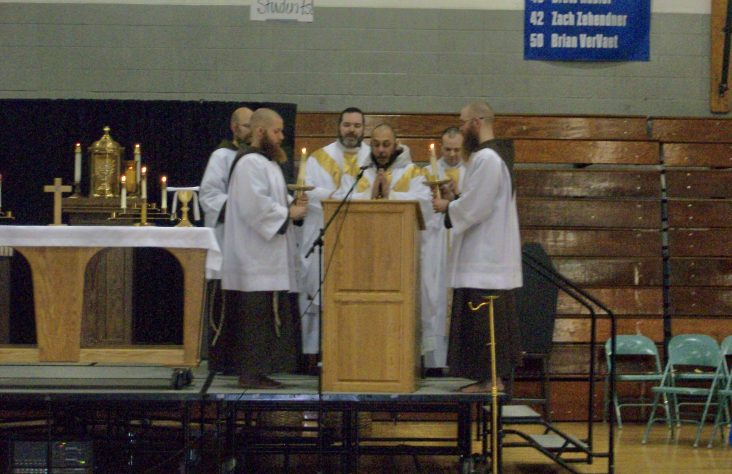Teen retreat at Marian High School focuses on the Eucharist