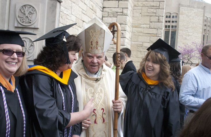 Bishop Rhoades to graduates:  ‘Embrace truth, goodness and love’