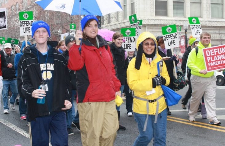 Diocesan participants at national march take a stand for life