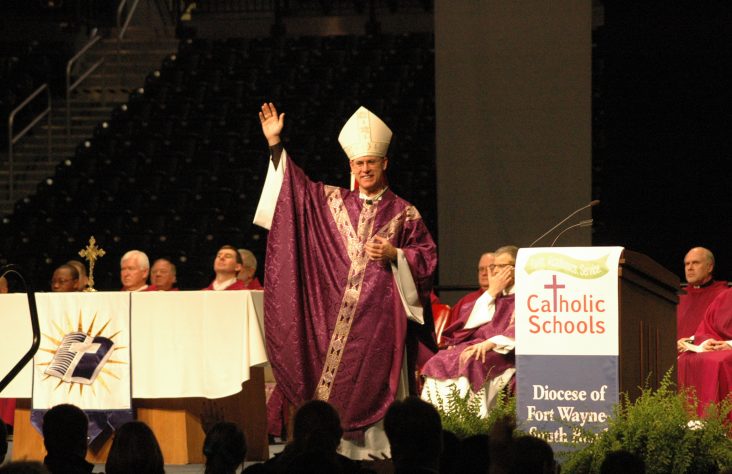 Evangelization theme of all school Mass for South Bend area schools