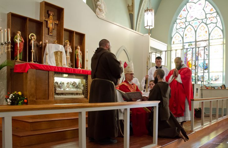 Brothers profess temporary vows