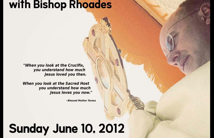 Bishop Rhoades to lead Corpus Christi Procession