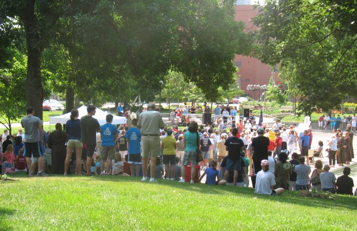 Nearly 300 attend Stand Up for Religious Freedom rally June 30