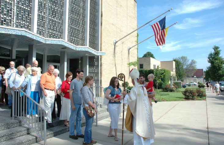 Bishop Rhoades closes fortnight with Mass at St. Matthew Cathedral