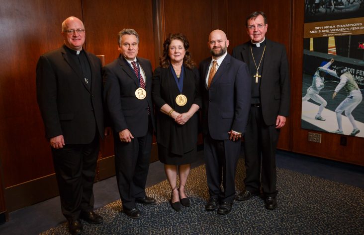 Notre Dame awards Evangelium Vitae Medal to Chris and Marie Smith