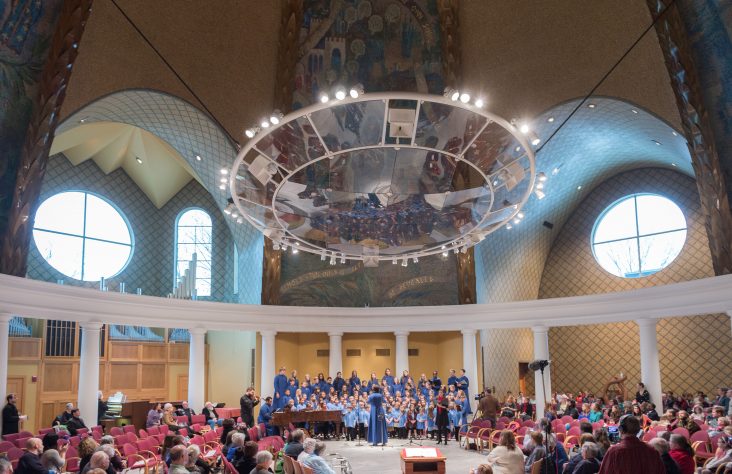 Notre Dame Children’s Choir celebrates second Christmas together