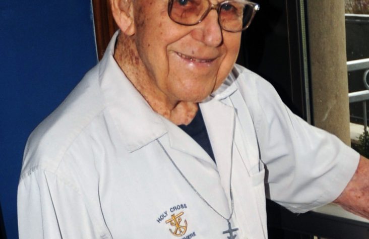 Holy Cross Brother Donard Steffes turns 100