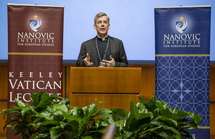 Nuncio to Ireland speaks at Notre Dame