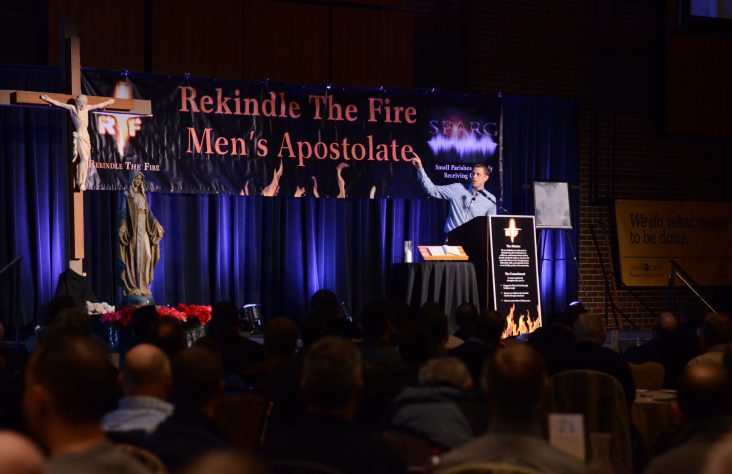 Men of all ages inspired at Rekindle the Fire Conference