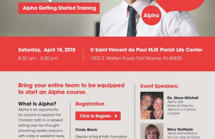 Alpha training planned in April