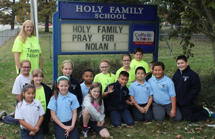 Technology helps Holy Family student stay connected