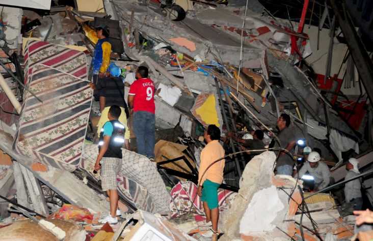 Help earthquake survivors in Ecuador