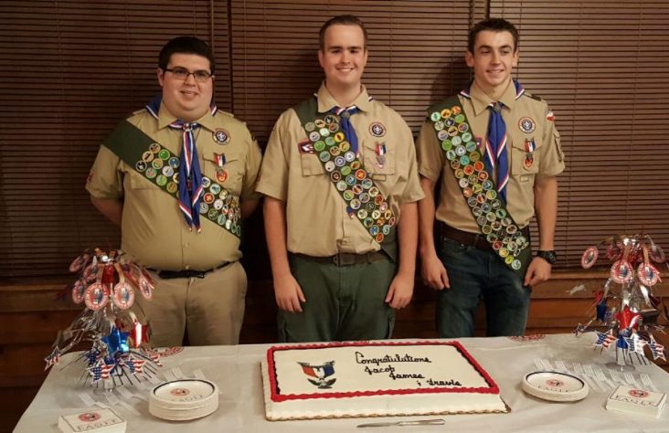 Christ the King alumni become Eagle Scouts