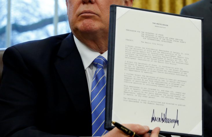 Trump executive order reinstates ‘Mexico City Policy’ on abortion