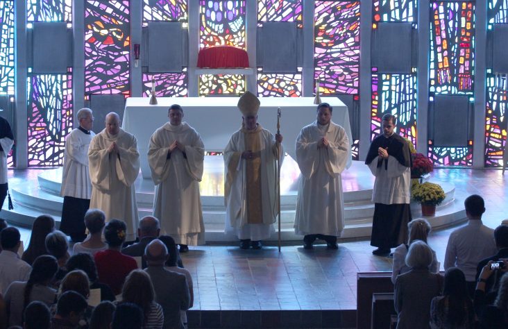 Three ordained to diaconate
