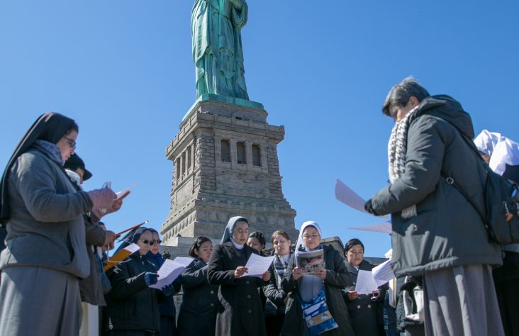 Missionary nuns see landmarks that tell story of U.S. as immigrant nation