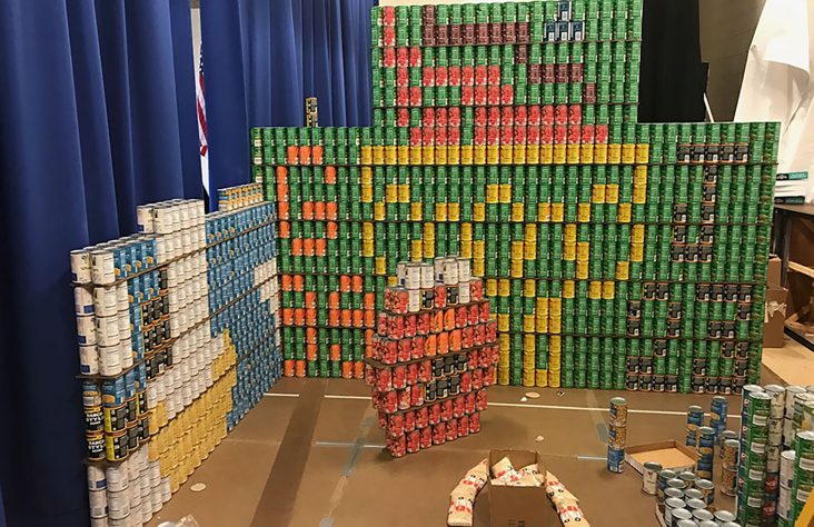 CANstruction feeds the hungry