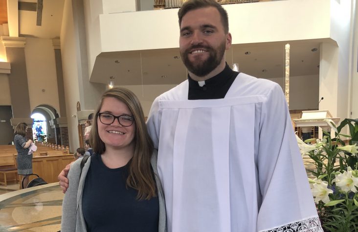 A twin, a saint and grace lead young adult to Catholic faith