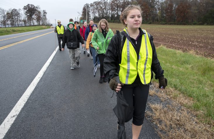 Maryland pilgrims walk 50 miles  ‘in penance and prayer’ for priesthood