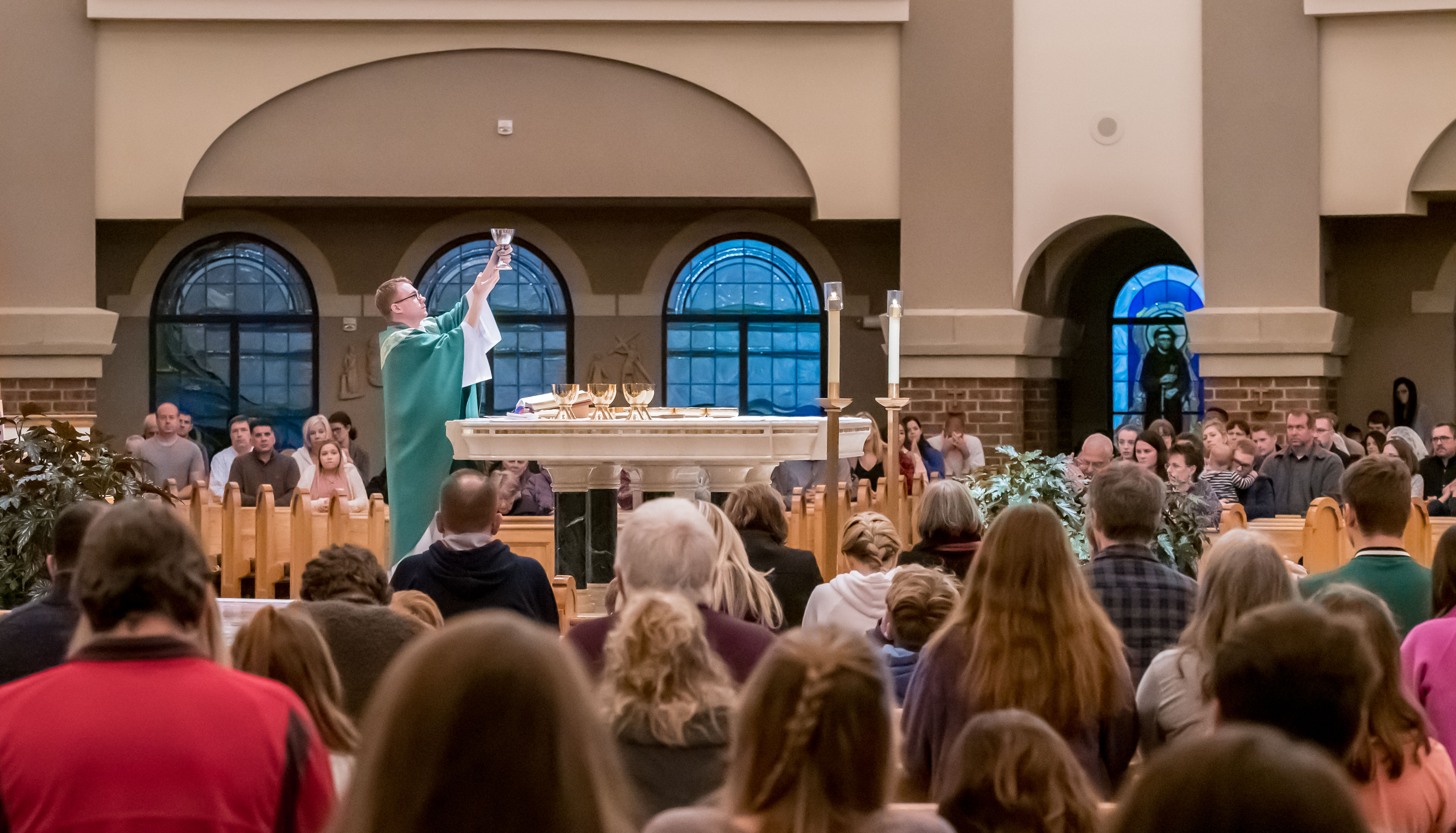 Sunday evening Masses a popular option in diocese Today's Catholic
