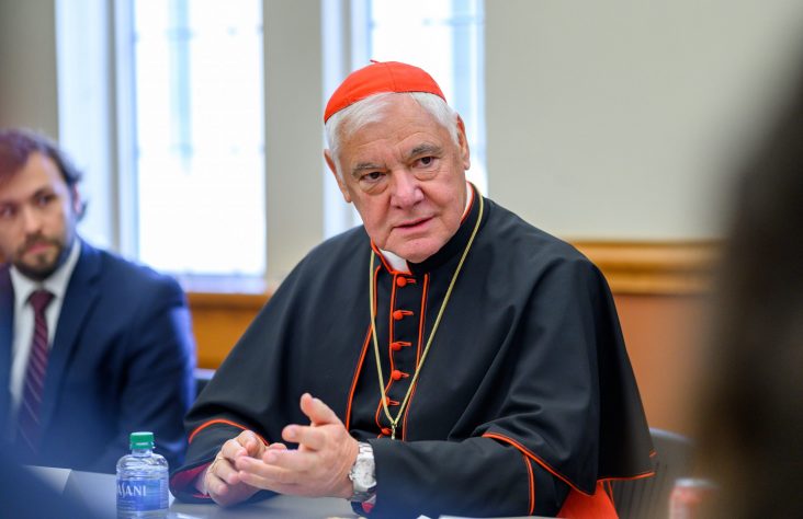 Cardinal speaks on protection of human life at Notre Dame