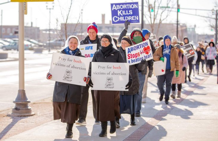 Pro-life advocates demonstrate support at South Bend rally