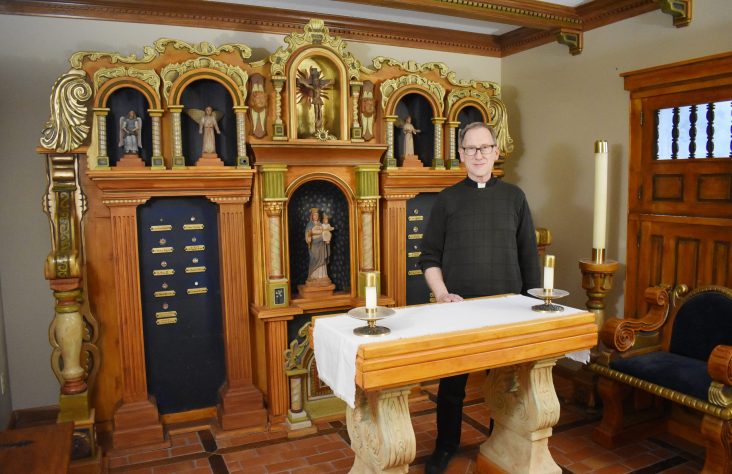 Father Tom Shoemaker finds peace in carpentry