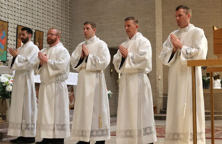 Five men ordained to life of service