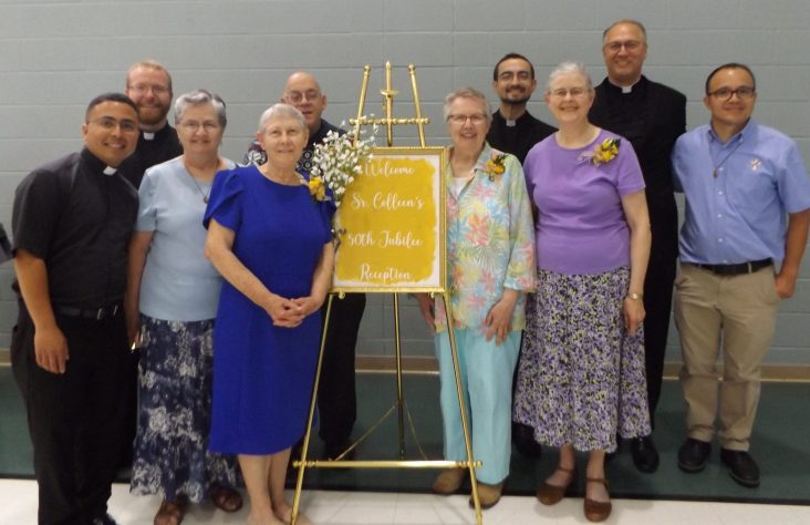 Sister Colleen Bauer, SSND, celebrates golden jubilee