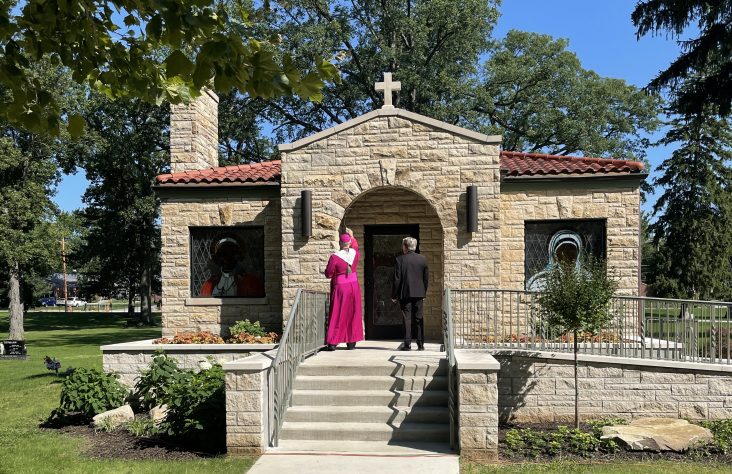 New All Saints Columbarium at Catholic Cemetery Blessed