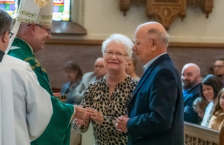Fort Wayne Anniversary Mass Draws Large Number of Couples