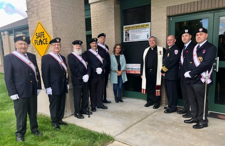 122nd Safe Haven Baby Box Dedicated at Fire Station 