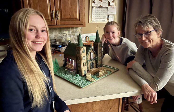 A Grand Tradition – Family Creates Cookie Cathedral