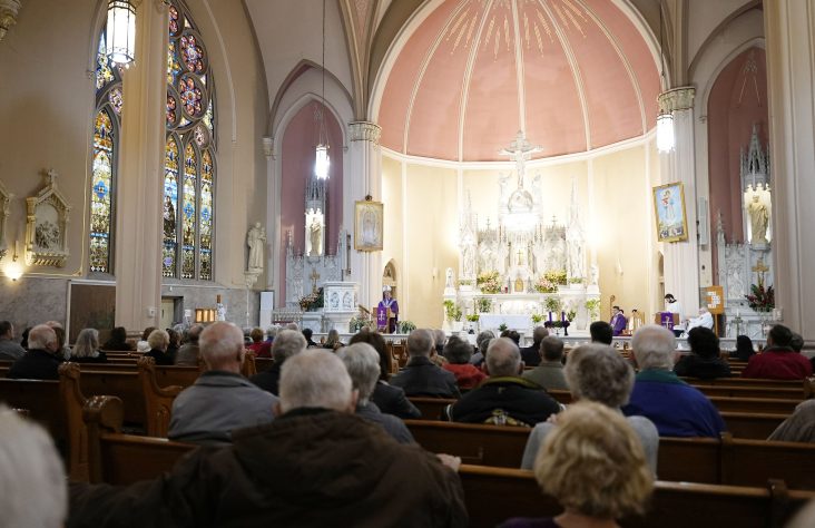 Bishop Focuses on Eucharistic Devotion at Special Mass for St. Vincent de Paul Society