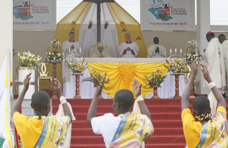 ‘Lay Down the Weapons of Hatred, Revenge,’ Pope Tells South Sudanese