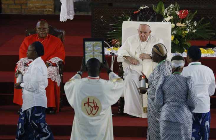 Pope Asks Congo’s Priests, Religious to Be Authentic Witnesses of Faith