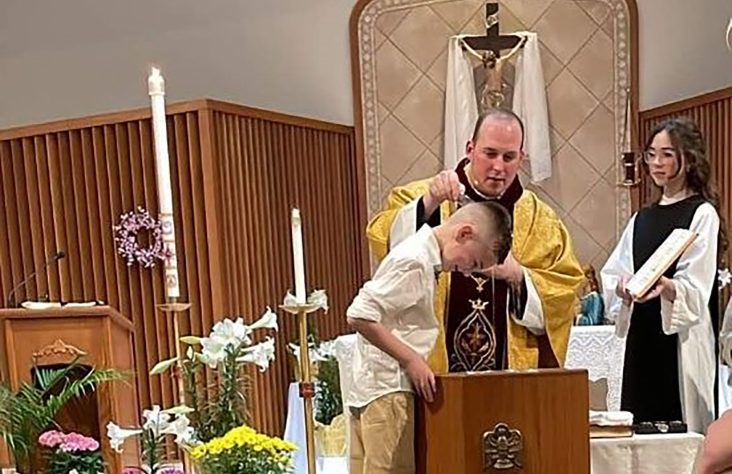 Queen of Angels Parish Sets Record with 17 Baptisms at Easter Vigil