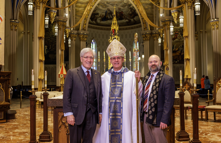 Robert P. George Presented with Notre Dame Evangelium Vitae Medal