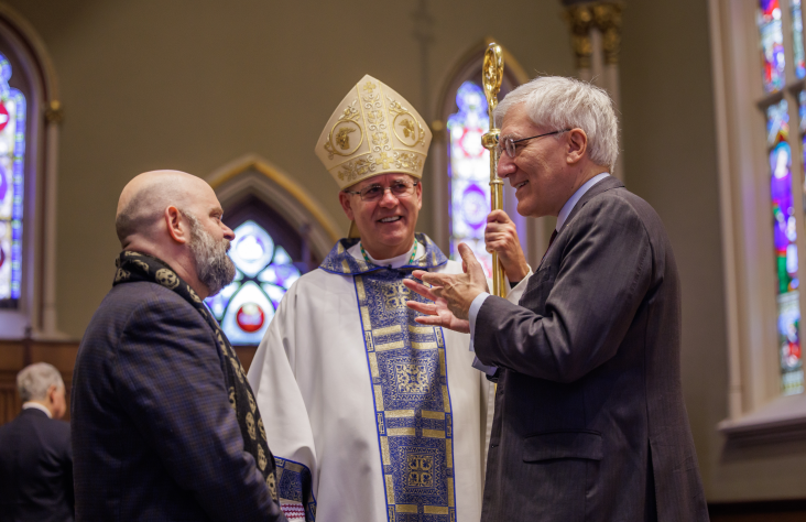 Notre Dame Evangelium Vitae Medal presented to Robert P. George
