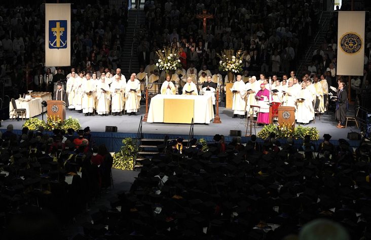 Feast of Ascension Mass Brings Strong Messages to University of Notre Dame Graduates 