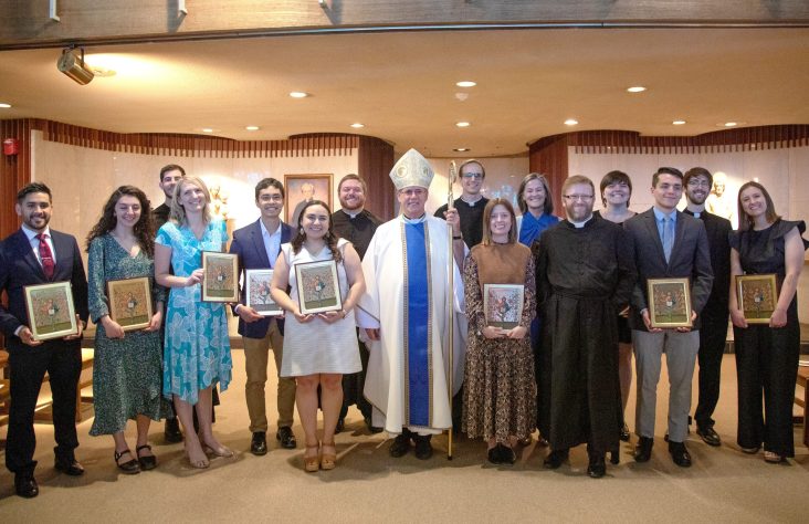 Bishop Commissions Notre Dame Master of Divinity Graduates