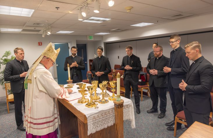 Holy Vessels Consecrated for Service Pre-Ordination