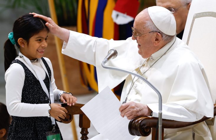Pope Encourages Children to Speak Up, Work for Peace