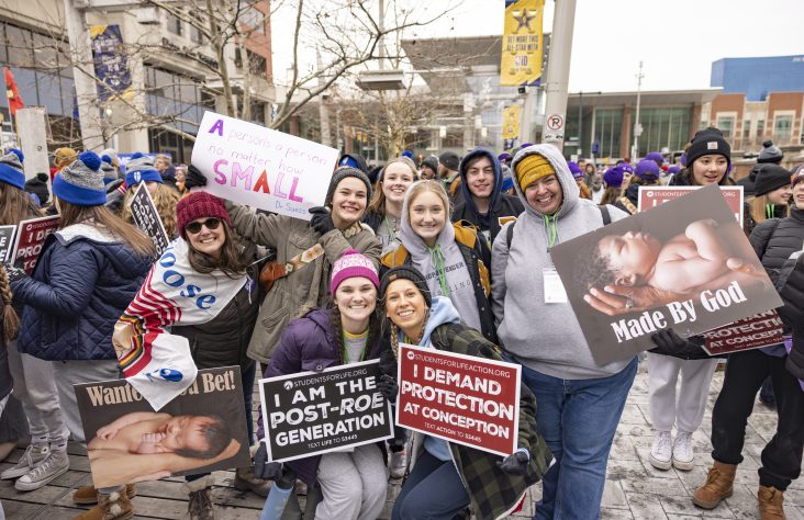 Diocesan Youths March for Life in Indianapolis
