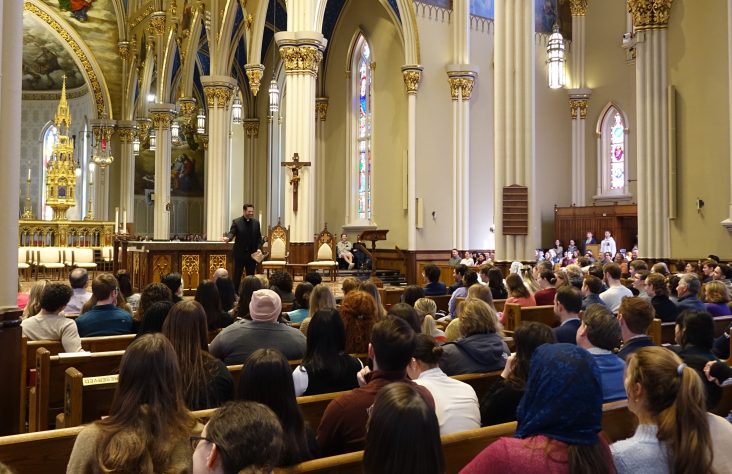 Father Mike Schmitz Speaks on Relationships at Notre Dame