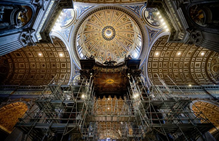 Bernini’s St. Peter’s Masterpiece Disappears Until Holy Year