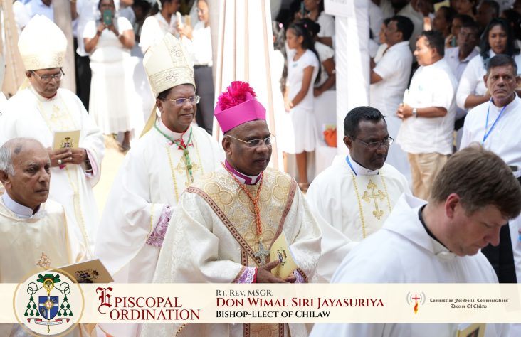 Bishop Wimal Jayasuriya Ordained in Sri Lanka