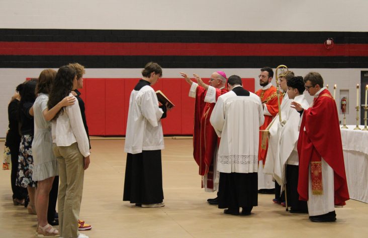 Bishop Challenges Students at Bishop Luers to Use Their God-Given Talents